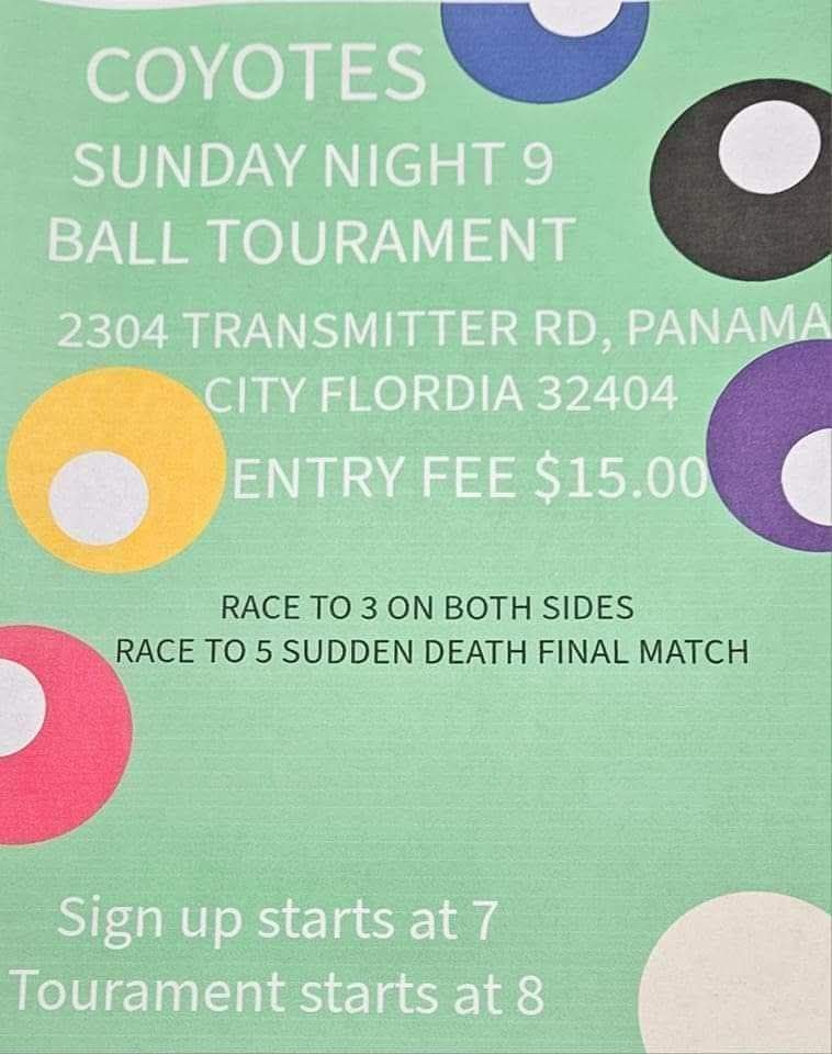 Tournament flyer / rules image